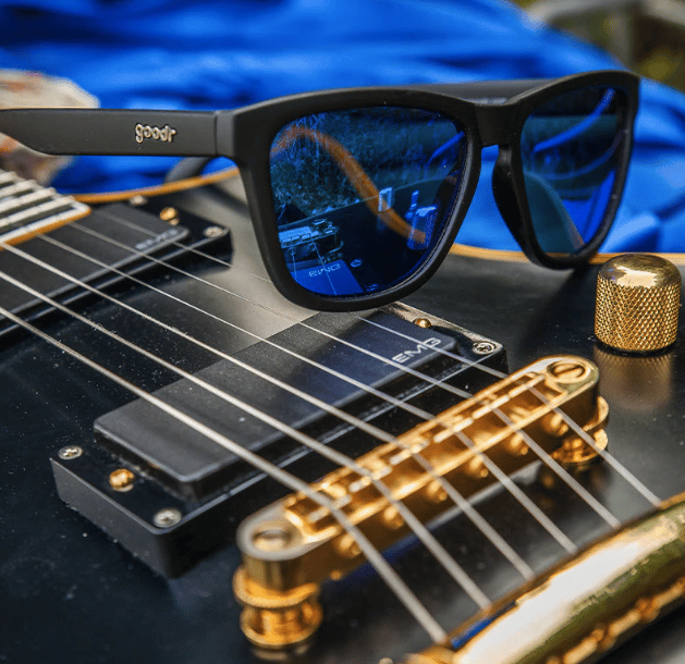 Goodr Sunglasses Mick And Keith'S Midnight Ramble Black Goodr Sunglasses