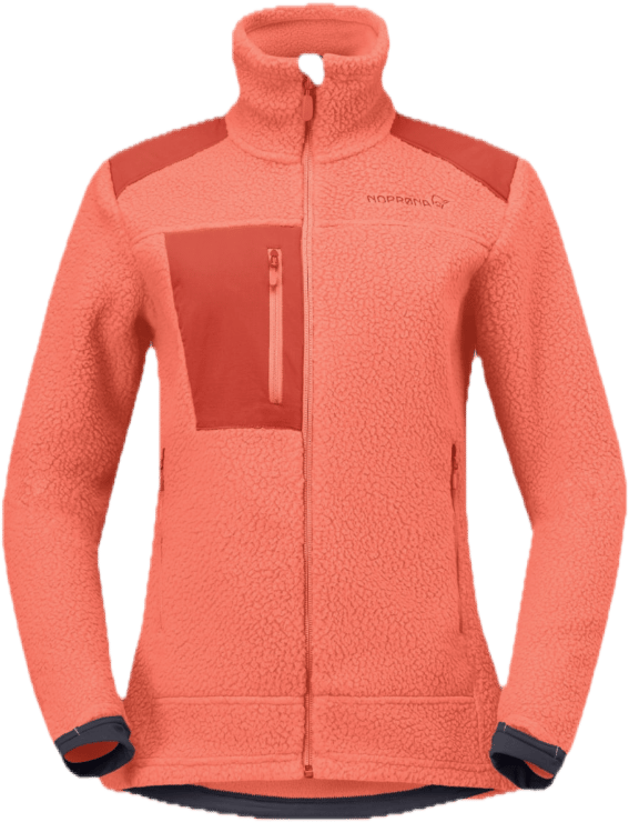Norrøna Women's Trollveggen Warm3 Jacket Deep Sea Coral/baked Apple