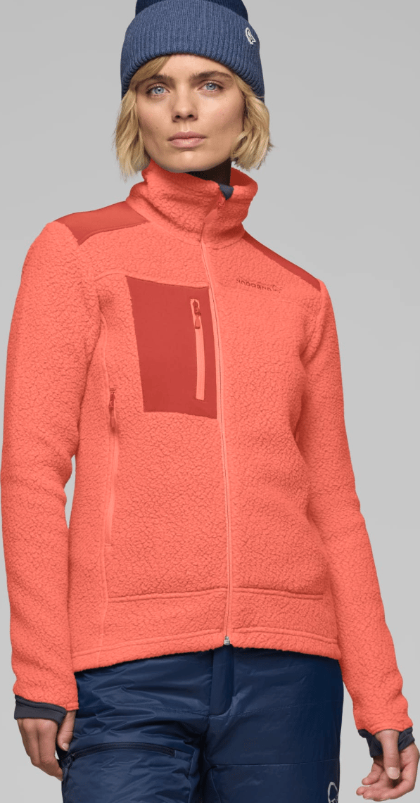 Norrøna Women's Trollveggen Warm3 Jacket Deep Sea Coral/baked Apple Norrøna