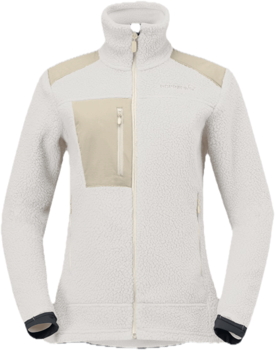Norrøna Women's Trollveggen Warm3 Jacket Whisper White/oatmeal
