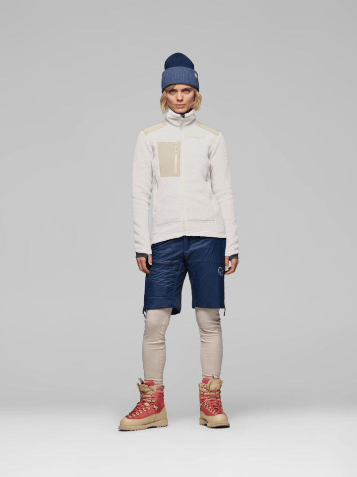 Norrøna Women's Trollveggen Warm3 Jacket Whisper White/oatmeal Norrøna
