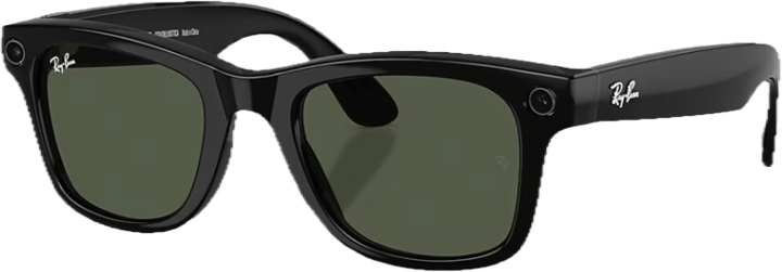 Ray-Ban Wayfarer Shiny Black / G15 Green Ray-Ban