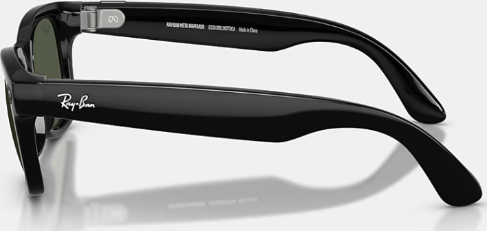 Ray-Ban Wayfarer Shiny Black / G15 Green Ray-Ban