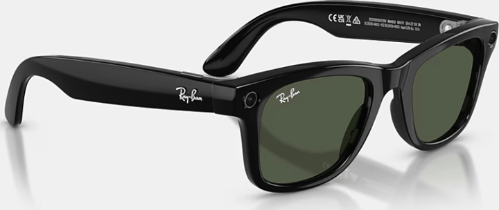 Ray-Ban Wayfarer Shiny Black / G15 Green Ray-Ban