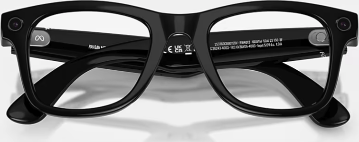 Ray-Ban Wayfarer Shiny Black / Transitions Graph. Green Ray-Ban