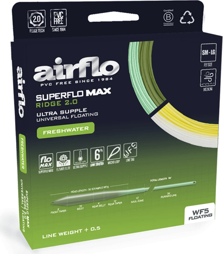 Airflo Superflo Max Ridge 2.0 Ultra Supple Universal Taperl Airflo