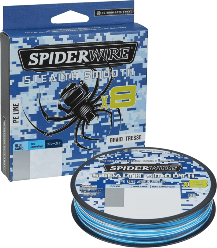 SpiderWire SpiderWire Stealth Smooth 150m Blue Camo, 0.15mm SpiderWire