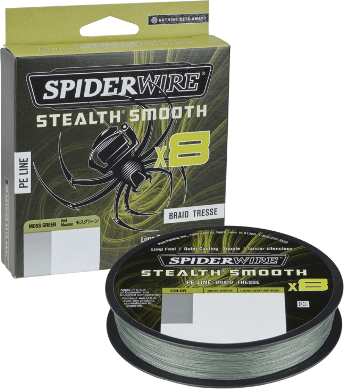 SpiderWire SpiderWire Stealth Smooth braid 8 0.33mm 150m M-green