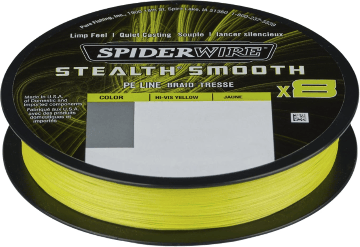 SpiderWire SpiderWire Stealth Smooth braid 8 0.29mm 150m Yellow SpiderWire