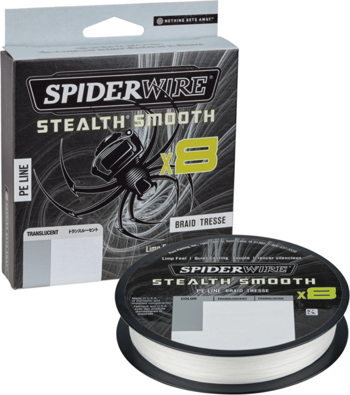 SpiderWire SpiderWire Stealth Smooth Braid 8 0.11mm Translucent 150m SpiderWire