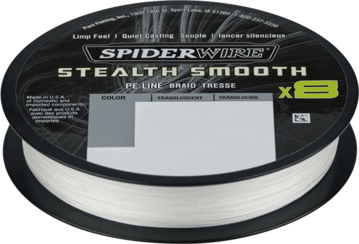 SpiderWire SpiderWire Stealth Smooth Braid 8 0.33mm Translucent 150m SpiderWire