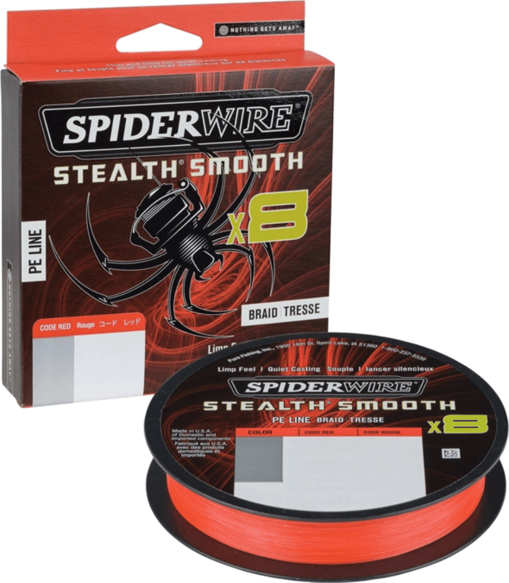 SpiderWire SpiderWire Stealth Smooth 8 0.09mm 150m Red SpiderWire