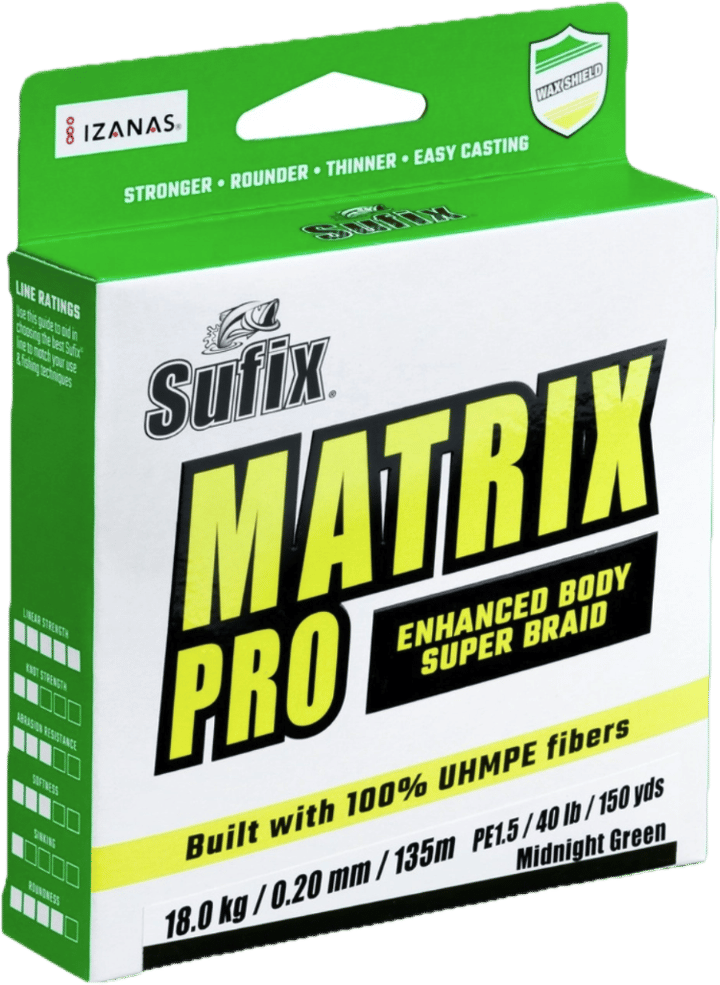 Sufix Matrix Pro Green 135m 0,20mm Sufix