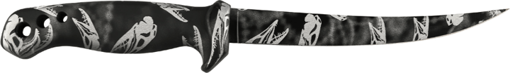 iFish Fillét Knife Black Scull iFish