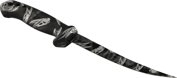 iFish Fillét Knife Black Scull iFish