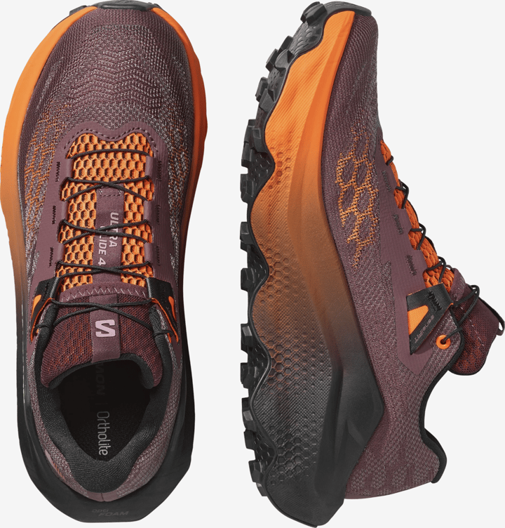 Salomon Women's Ultra Glide 4 Huckleberry / Black / Red Orange Salomon