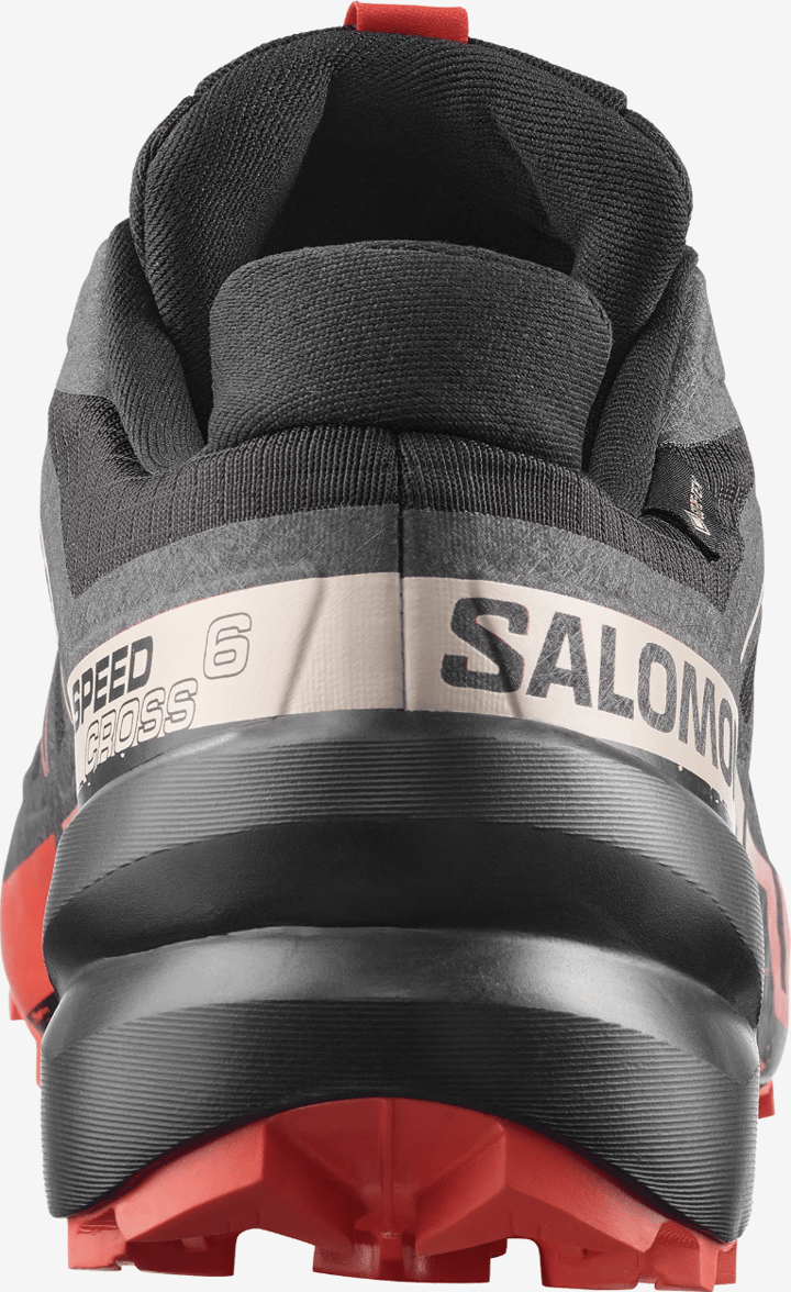 Salomon Men's Speedcross 6 GORE-TEX Black / Fiery Red / Almond Milk Salomon