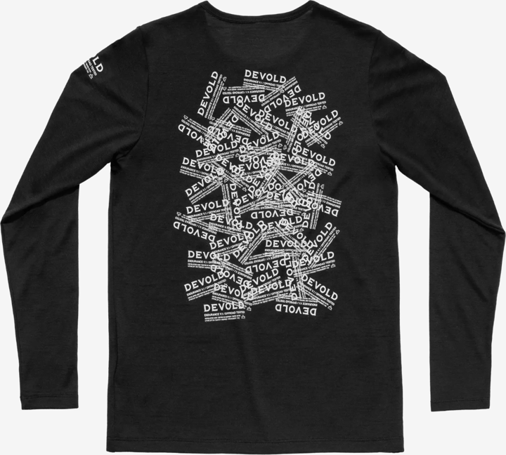 Devold Active Stamp Ls Wmn Black Devold