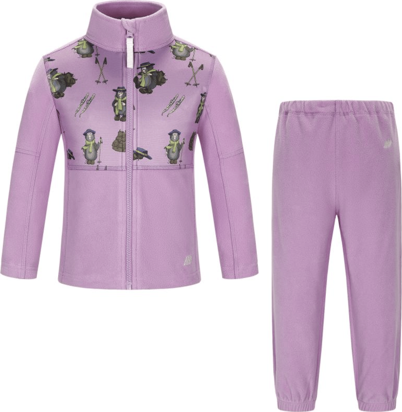 Skogstad K Alvdal Microfleece Sett African Violet