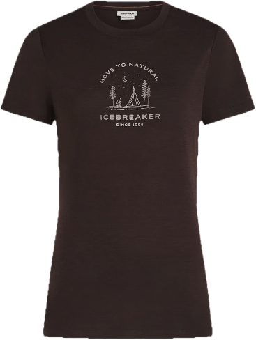 Icebreaker Women Merino 150 Tech Lite S/S Tee Peaceful Pass Bittersweet Icebreaker