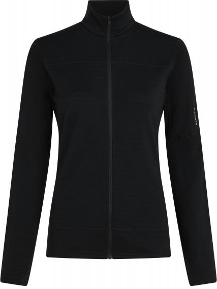 Icebreaker Women Merino Blend 300 Realfleece™ Descender Ls Zip Black Icebreaker