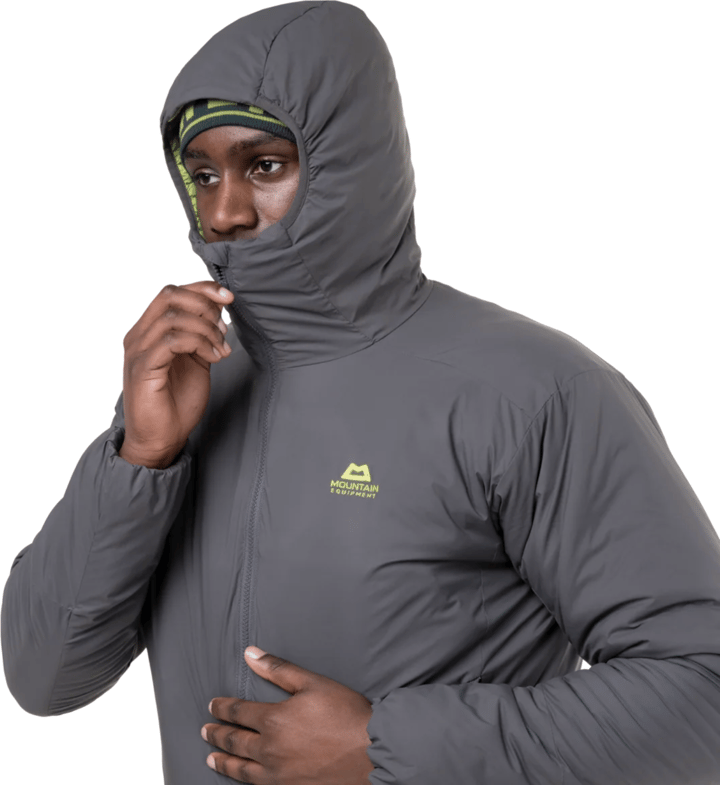 Mountain Equipment Andola Hooded Mens Jacket Anvil Grey Mountain Equipment