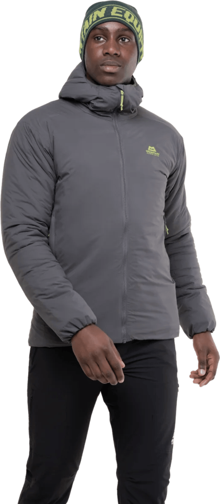 Mountain Equipment Andola Hooded Mens Jacket Anvil Grey Mountain Equipment