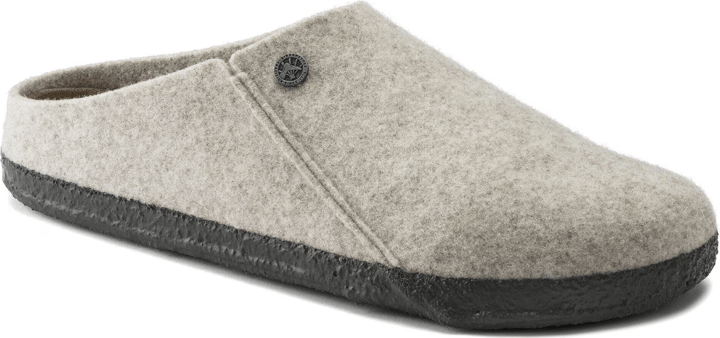 Birkenstock Zermatt Shearling Wool Felt Eggnog Narrow Birkenstock