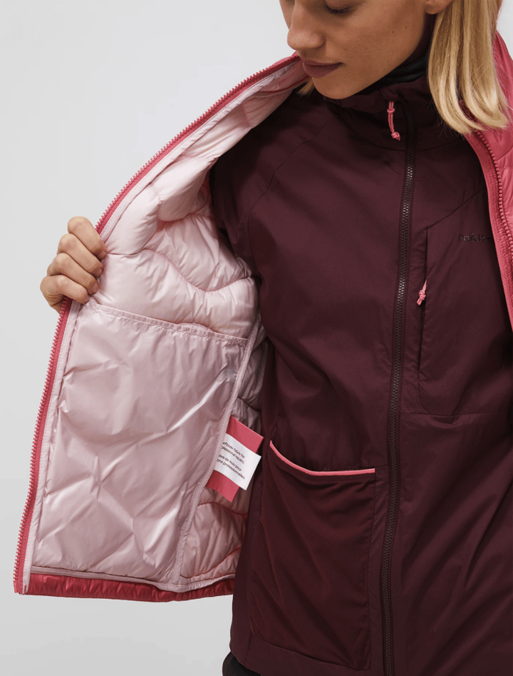 Peak Performance W Helium Utility Down Vest Mountain Blush/porto/ Peak Performance