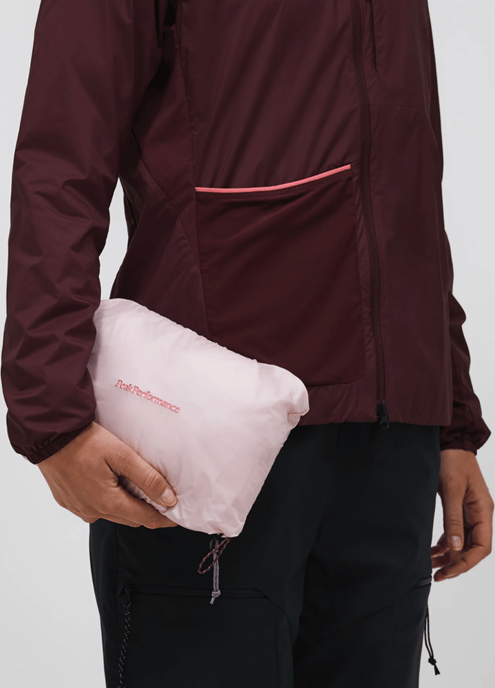 Peak Performance W Helium Utility Down Vest Mountain Blush/porto/ Peak Performance