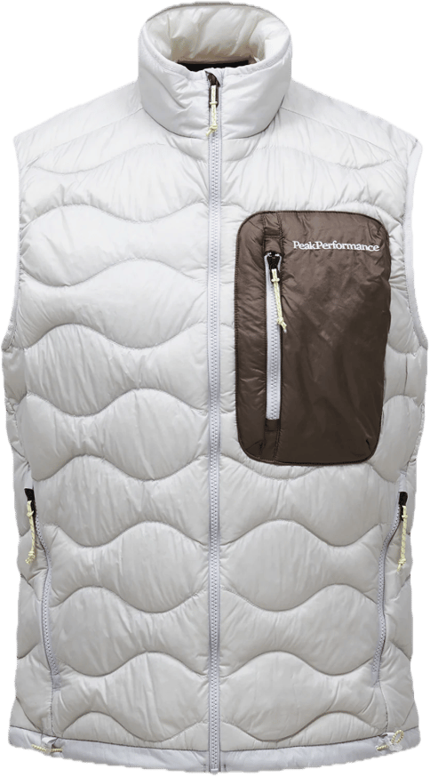 Peak Performance M Helium Utility Down Vest Antarctica/terrain Tan/ Peak Performance