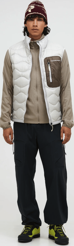Peak Performance M Helium Utility Down Vest Antarctica/terrain Tan/ Peak Performance