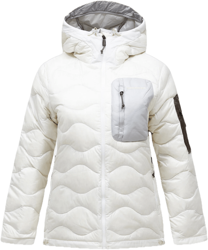 Peak Performance W Helium Utility Down Hood Offwhite/antarctica/ Peak Performance