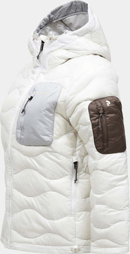 Peak Performance W Helium Utility Down Hood Offwhite/antarctica/ Peak Performance