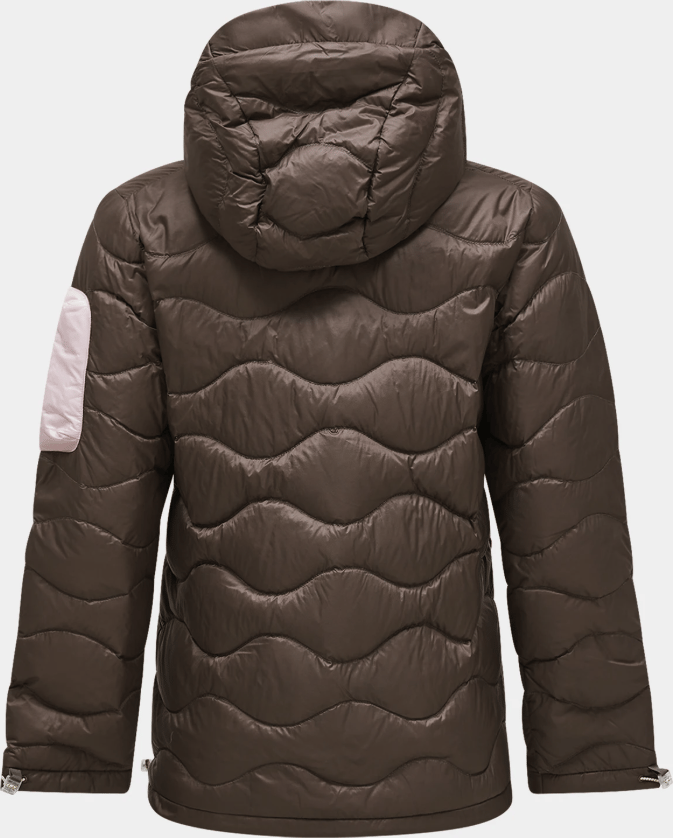 Peak Performance W Helium Utility Down Hood Terrain Tan/mountain Blush/ Peak Performance