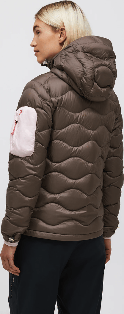Peak Performance W Helium Utility Down Hood Terrain Tan/mountain Blush/ Peak Performance
