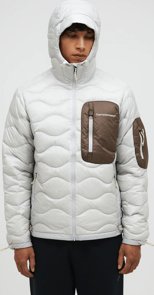 Peak Performance M Helium Utility Down Hood Antarctica/desert Terrain/ Peak Performance