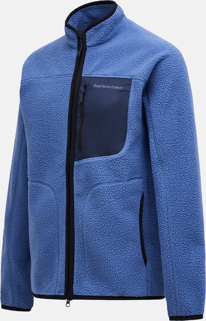 Peak Performance M Naturerush Pile Zip Jacket Summit Sky/blue Shadow/ Peak Performance