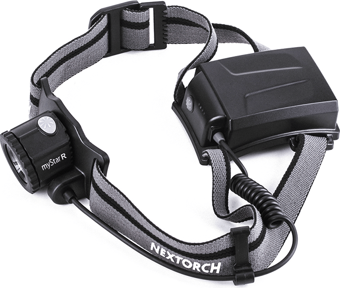 NexTorch Mystar R Pannlampa Svart, 760 Lm NexTorch NexTorch Mystar R Pannlampa Svart, 760 Lm NexTorch