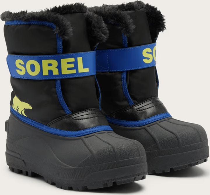 Sorel Little Kids Snow Commander Black, Azul Sorel
