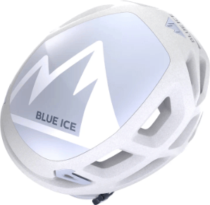 Blue Ice Blast Helmet White Blue Ice