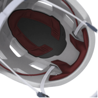 Blue Ice Blast Helmet White Blue Ice