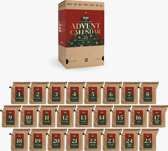 The Brew Company Coffee Advent Calender No (Red) The Brew Company