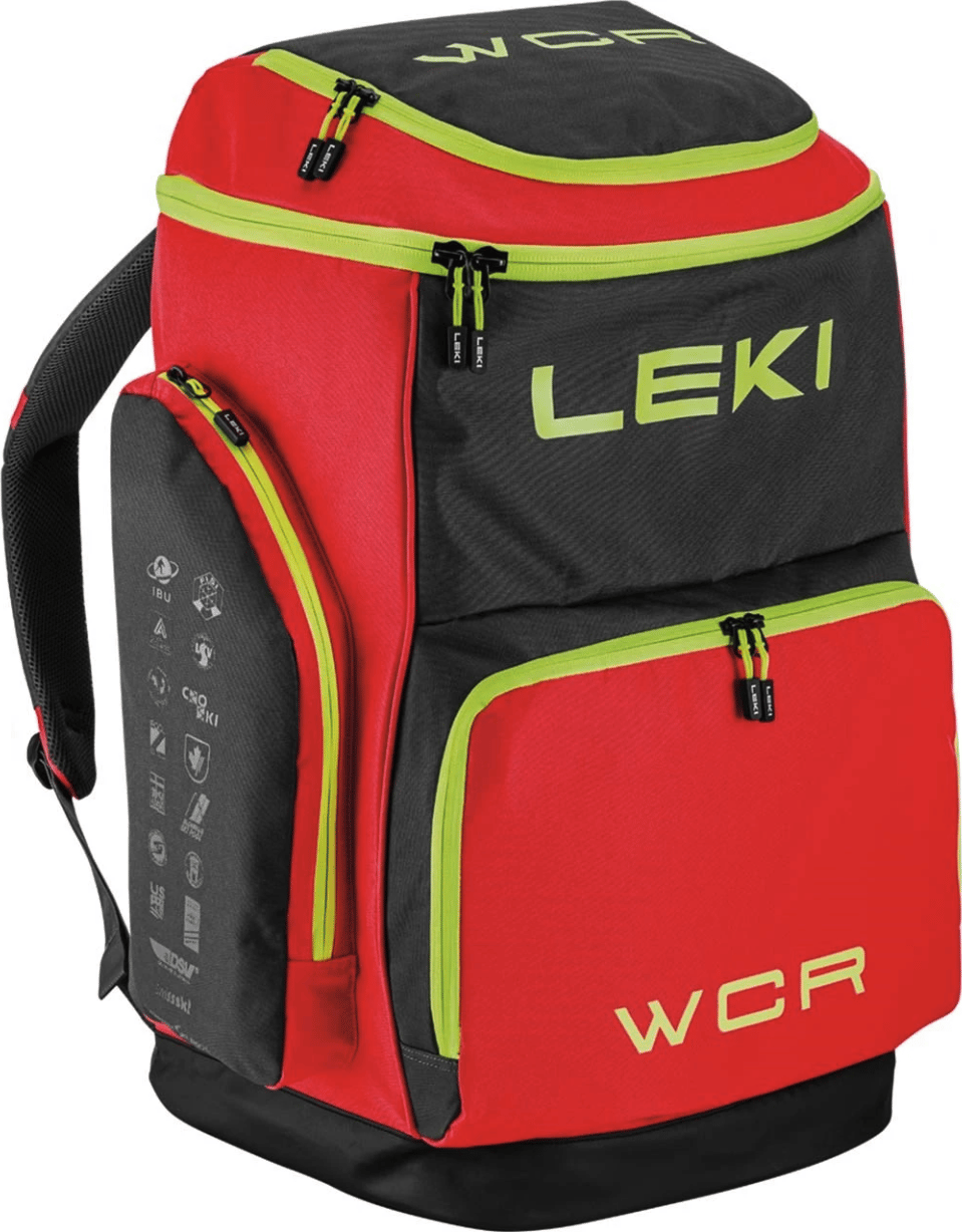 Leki Skiboot Bag Wcr / 85l  Bright Red-black-neonyellow
