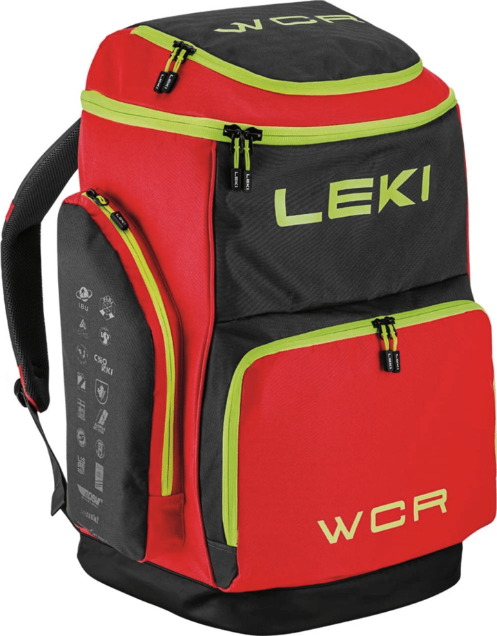 Leki Skiboot Bag Wcr / 85l Bright Red-black-neonyellow Leki