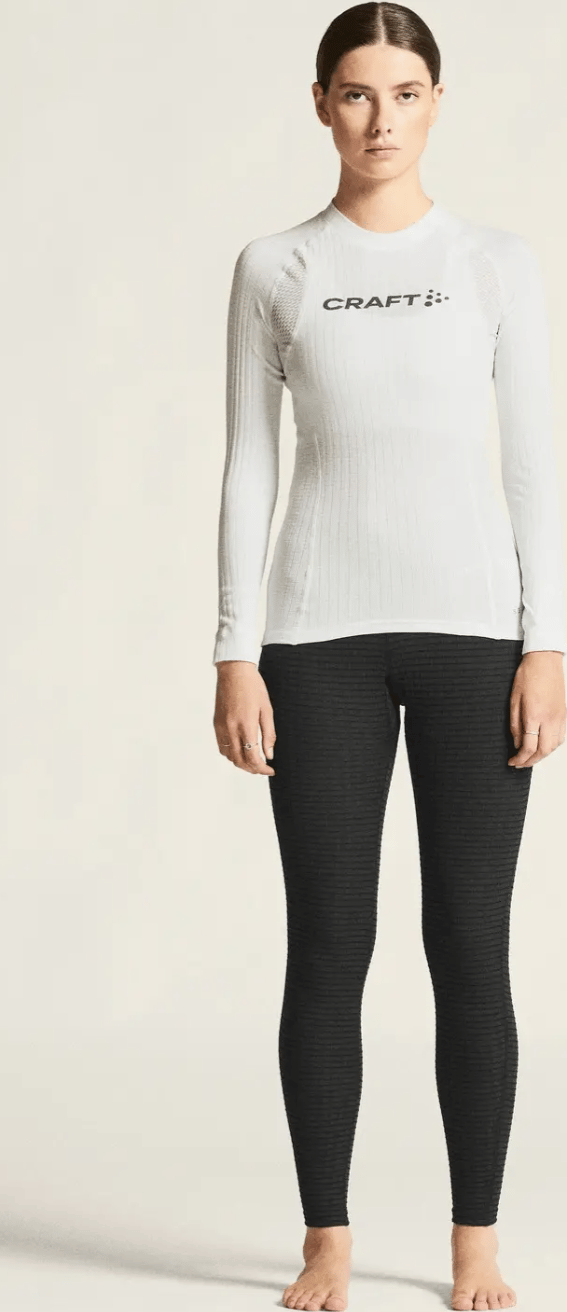 Craft Women's Active Extreme X Cn Longsleeve White/blaze Craft