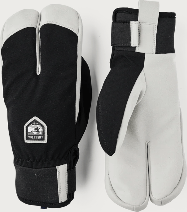 Hestra Windstopper Wool Terry Split Mitt Black Hestra