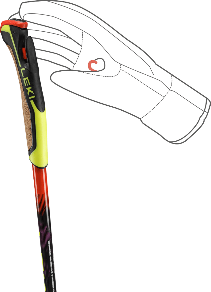 Leki Mezza Ultralite Tr Red Leki