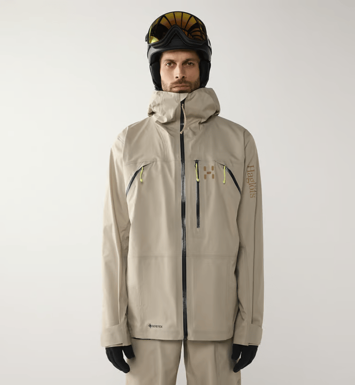 Haglöfs Nallo Touring Gtx Jacket Men Chalk Beige Haglöfs