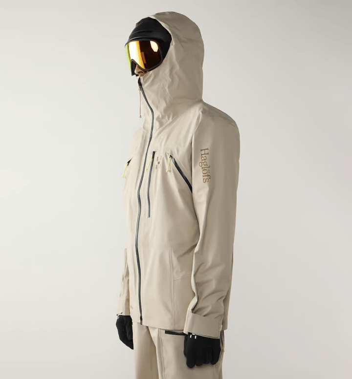 Haglöfs Nallo Touring Gtx Jacket Men Chalk Beige Haglöfs